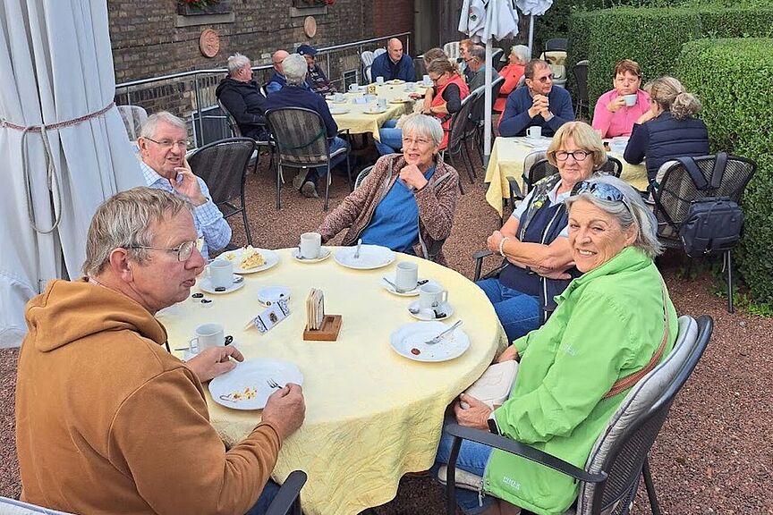 Kaffee in Rinkerode Auf der Rückfahrt nach Sendenhorst war Zeit für eine Kaffeepause