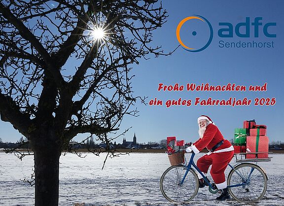 Auch in Sendenhorst gibt's einen Weihnachtmann