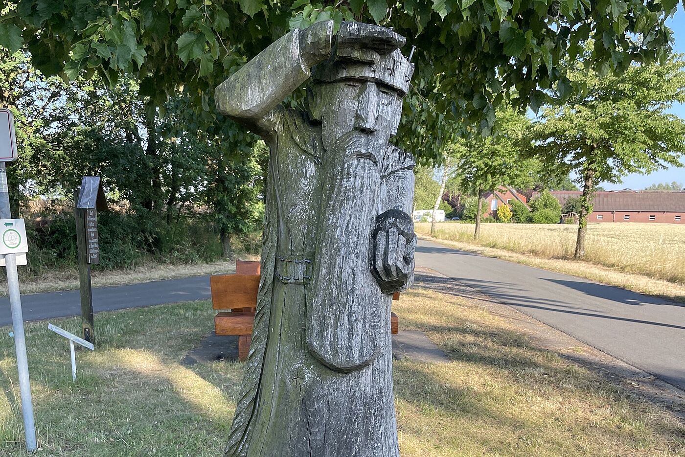 Goldemar schaut in die Hohe Ward
